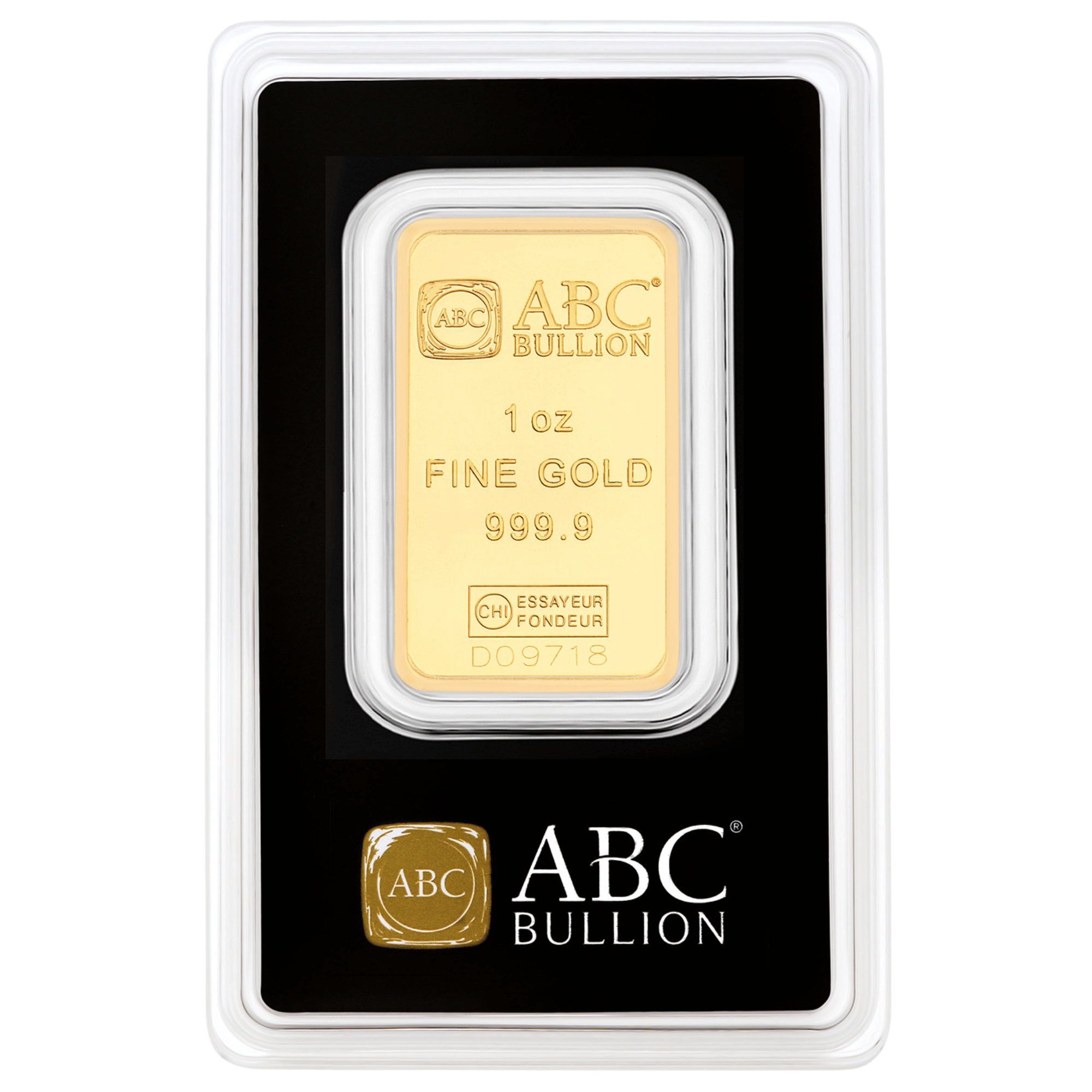 1oz ABC Gold Minted Bar