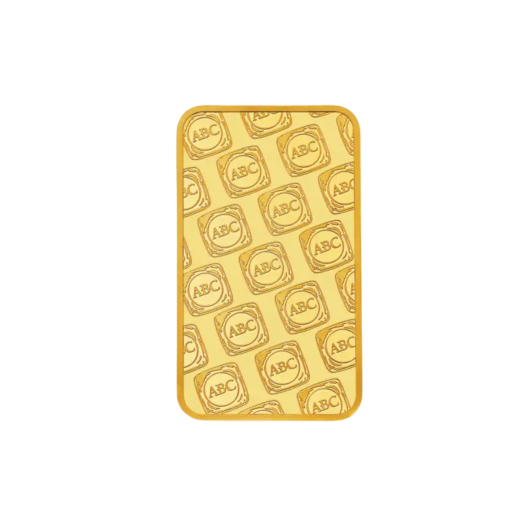1oz ABC Gold Minted Bar