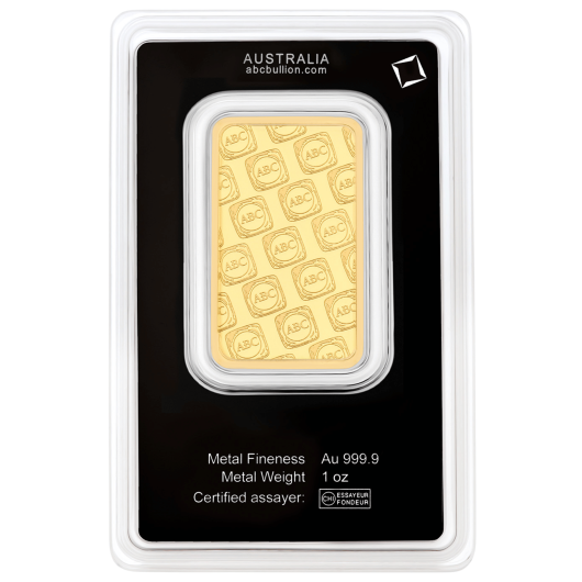 1oz ABC Gold Minted Bar