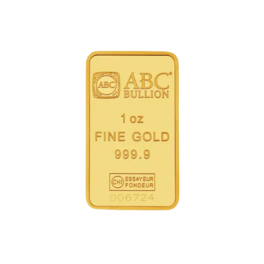 1oz ABC Gold Minted Bar