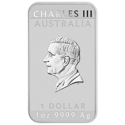 2025 1oz Perth Mint Silver Dragon Rectangular Coin