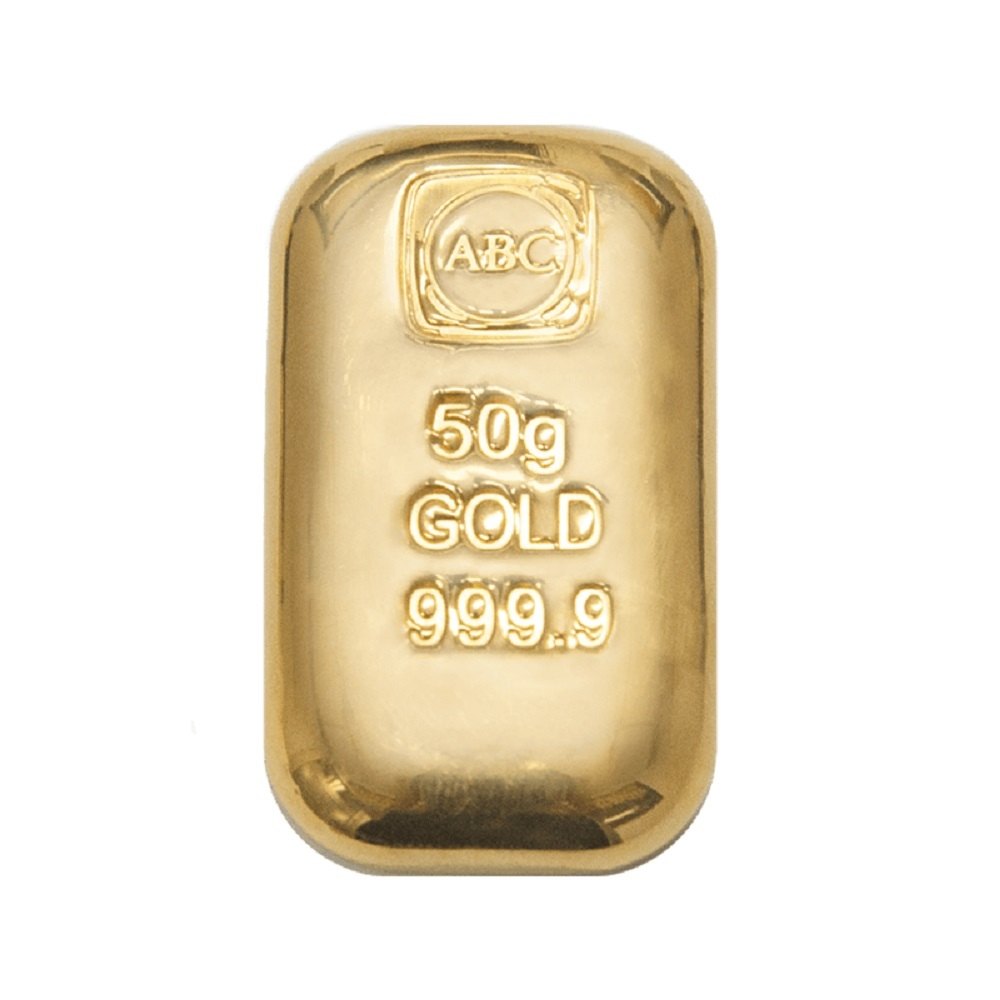 50g ABC Gold Cast Bar