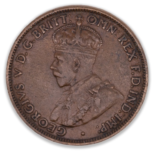 1923 Australian Half Penny Very Fine