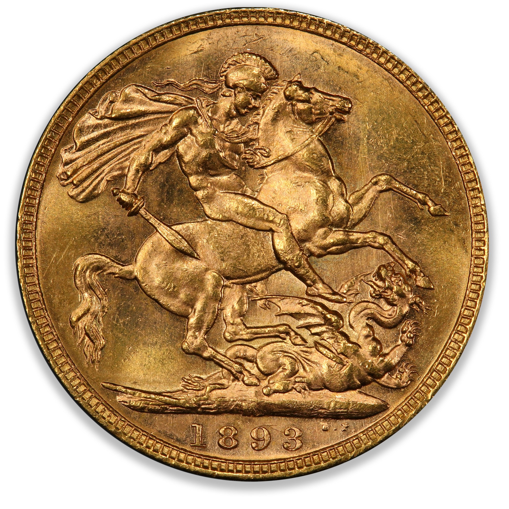 1893M Jubilee Head Sovereign PCGS MS63