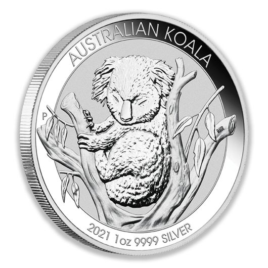 2021 1oz Perth Mint Silver Koala Coin