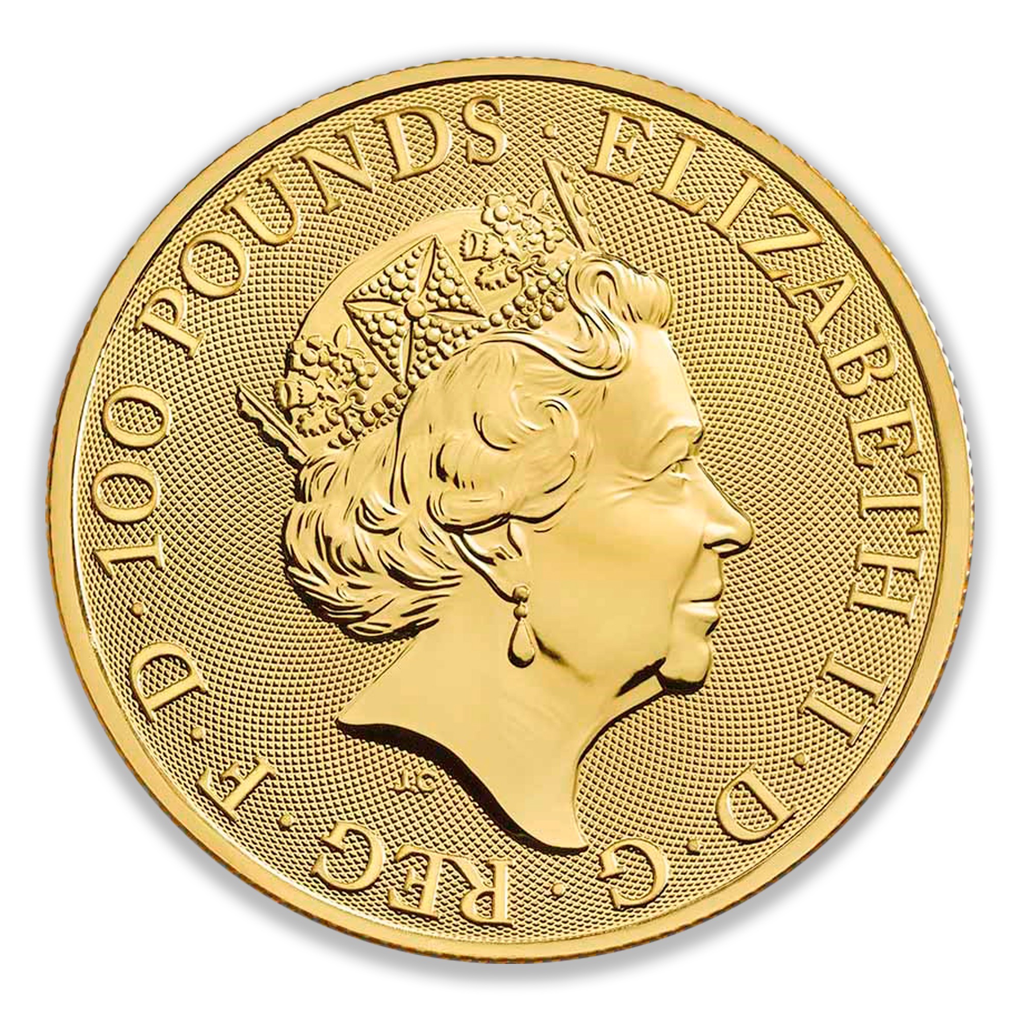 2021 1oz Great Britain Queens Beasts Completer Gold Coin
