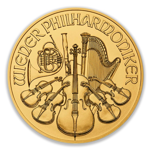 2021 1oz Austrian Philharmonic Gold Coin