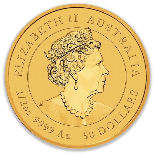 2022 1/2oz Perth Mint Gold Lunar Tiger Coin Series 3