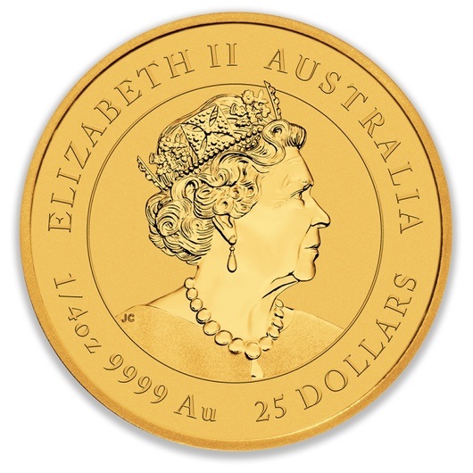 2022 1/4oz Perth Mint Gold Lunar Tiger Coin Series 3