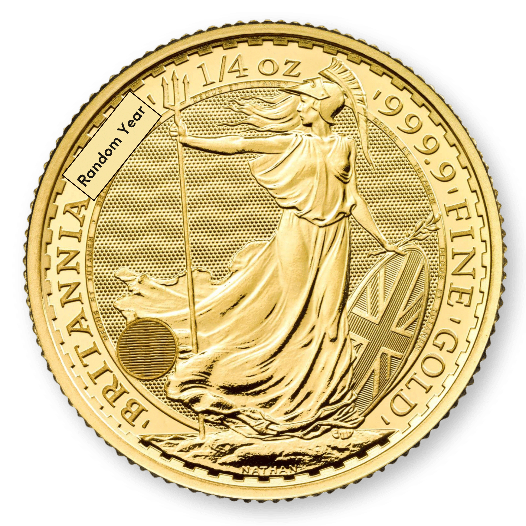 1/4oz Royal Mint Britannia Gold Coin (Random Years)