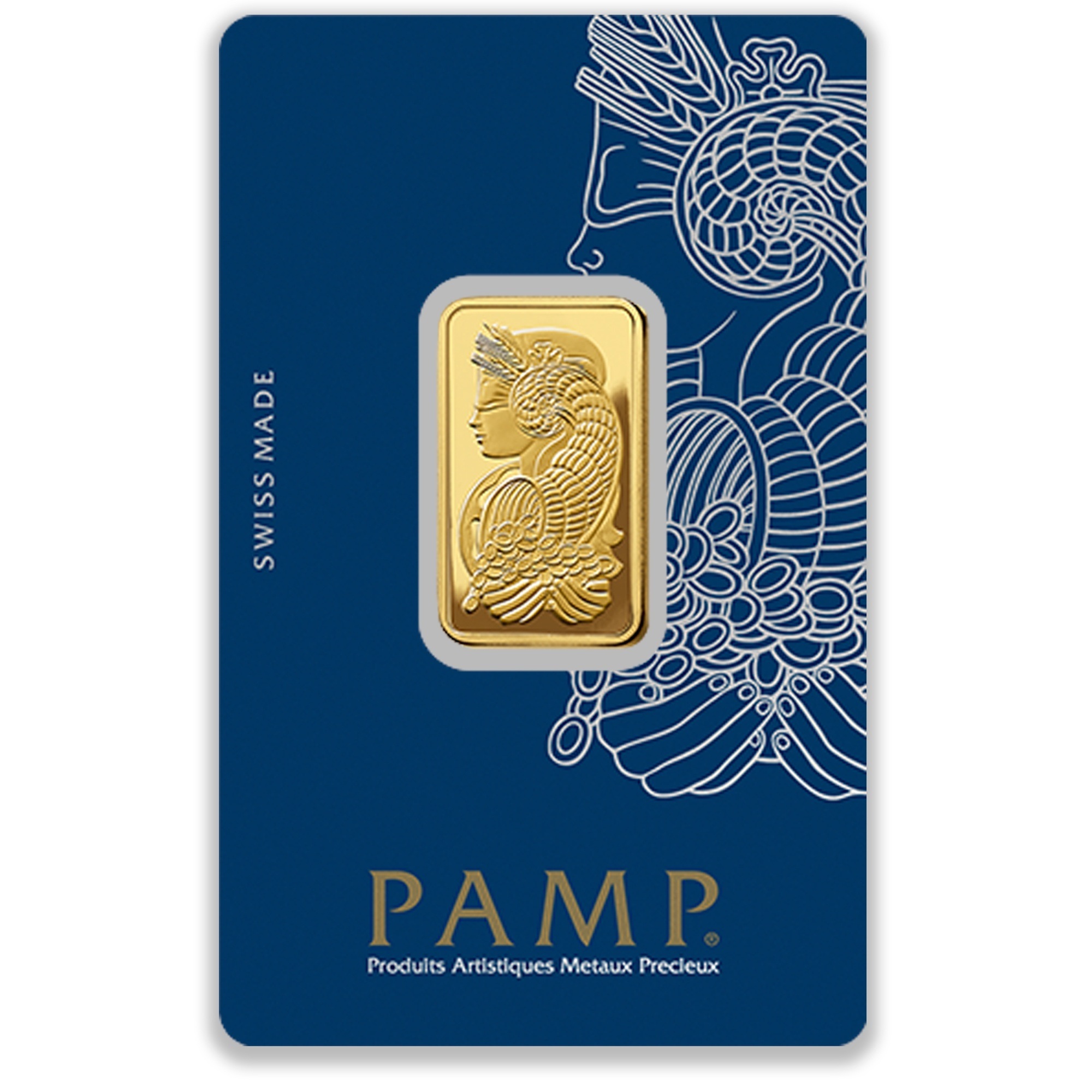 1/2oz PAMP Lady Fortuna Gold Minted Bar