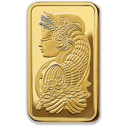 1/2oz PAMP Lady Fortuna Gold Minted Bar