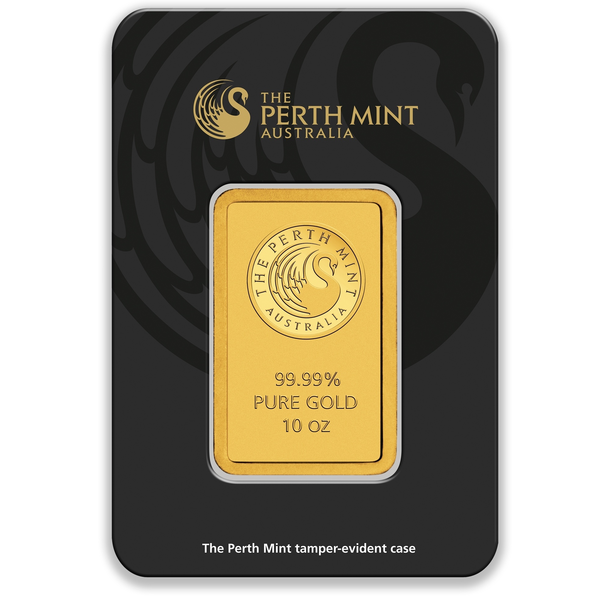 10oz Perth Mint Gold Minted Bar