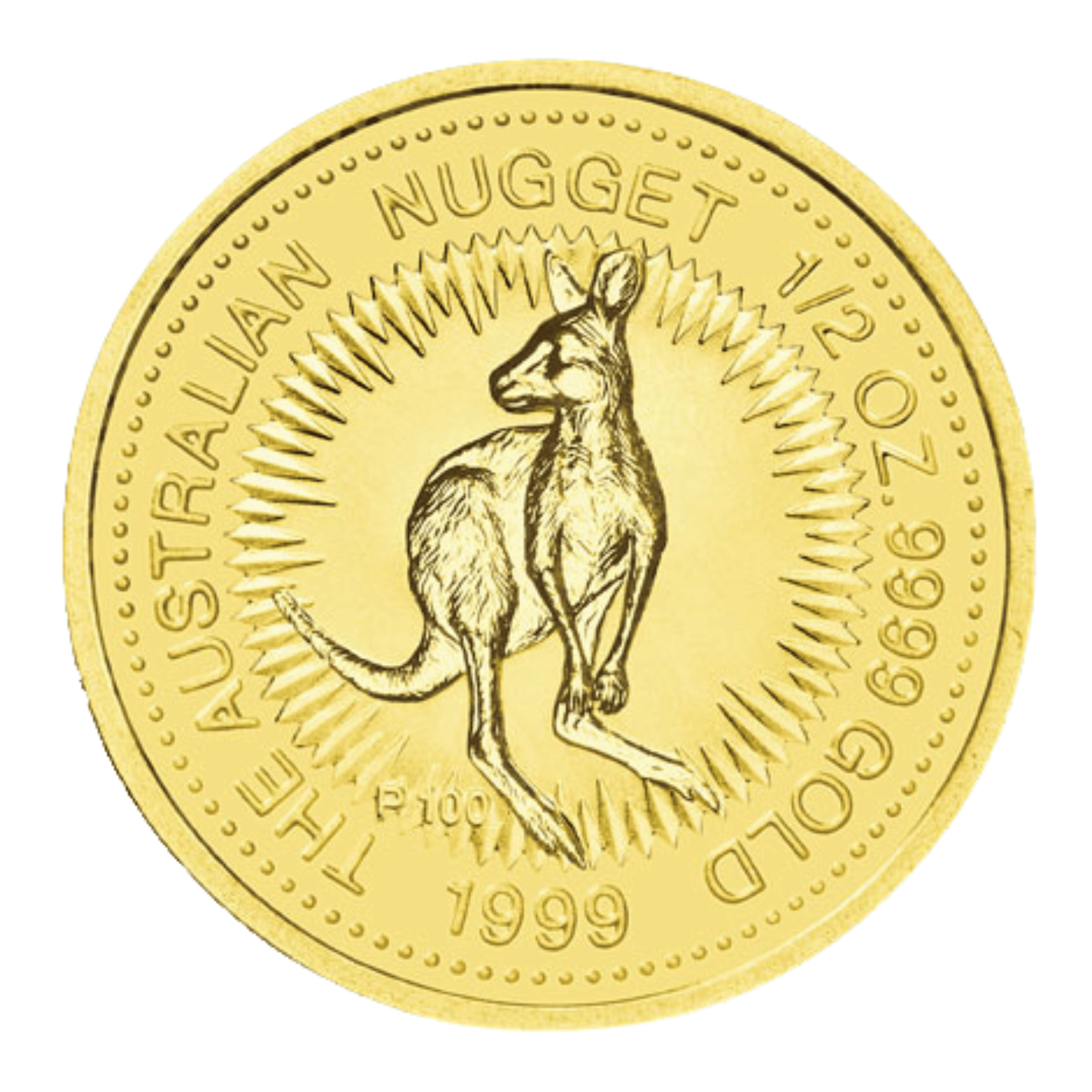 1/2oz Perth Mint Gold Kangaroo Coin Random Years