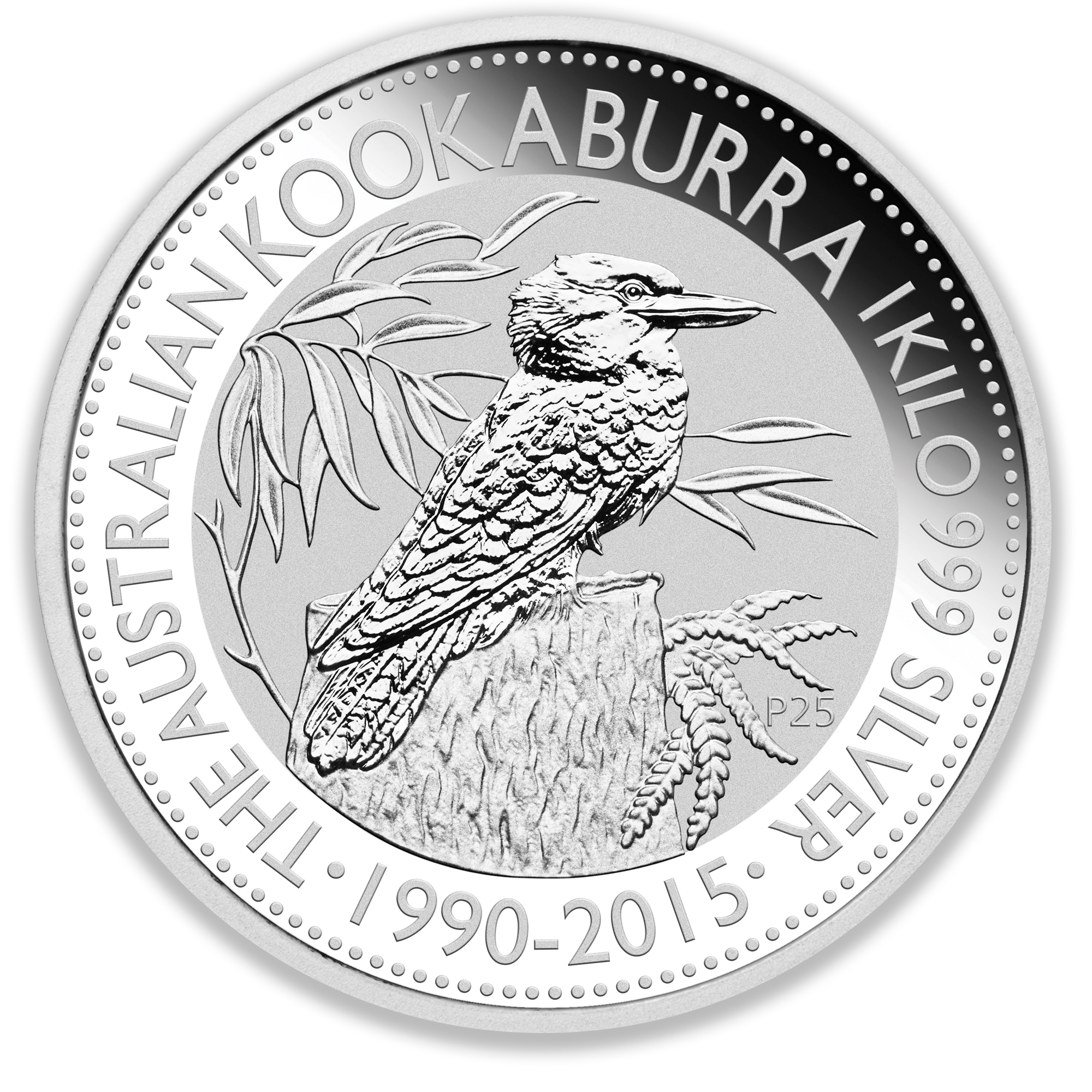 2015 1Kg Perth Mint Silver Kookaburra Coin