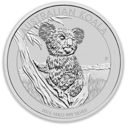 2015 1Kg Perth Mint Silver Koala Coin