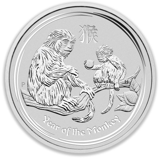 2016 1oz Perth Mint Silver Lunar Monkey Coin Series 2