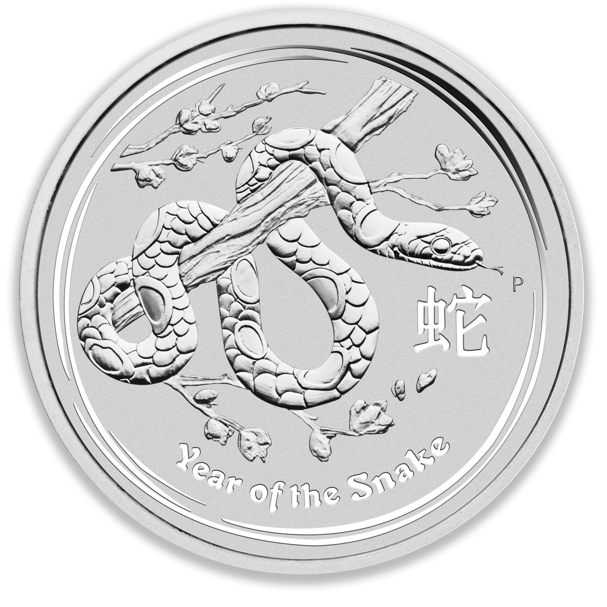 2013 1Kg Perth Mint Lunar Silver Snake Coin Series 2
