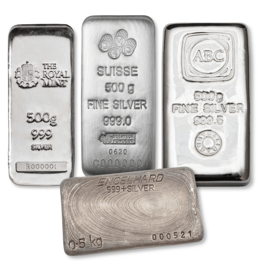 500g Silver Cast Bar (Secondary)