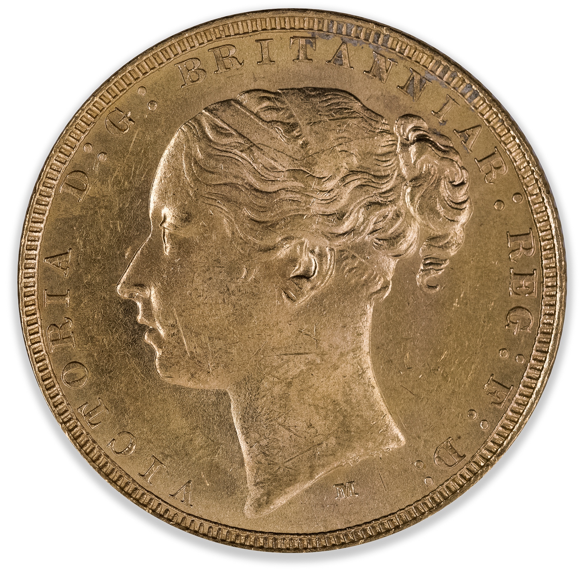 1881M Queen Victoria St George Sovereign Uncirculated
