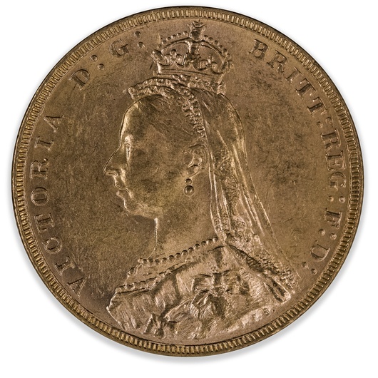1887M Jubilee Head Sovereign Uncirculated