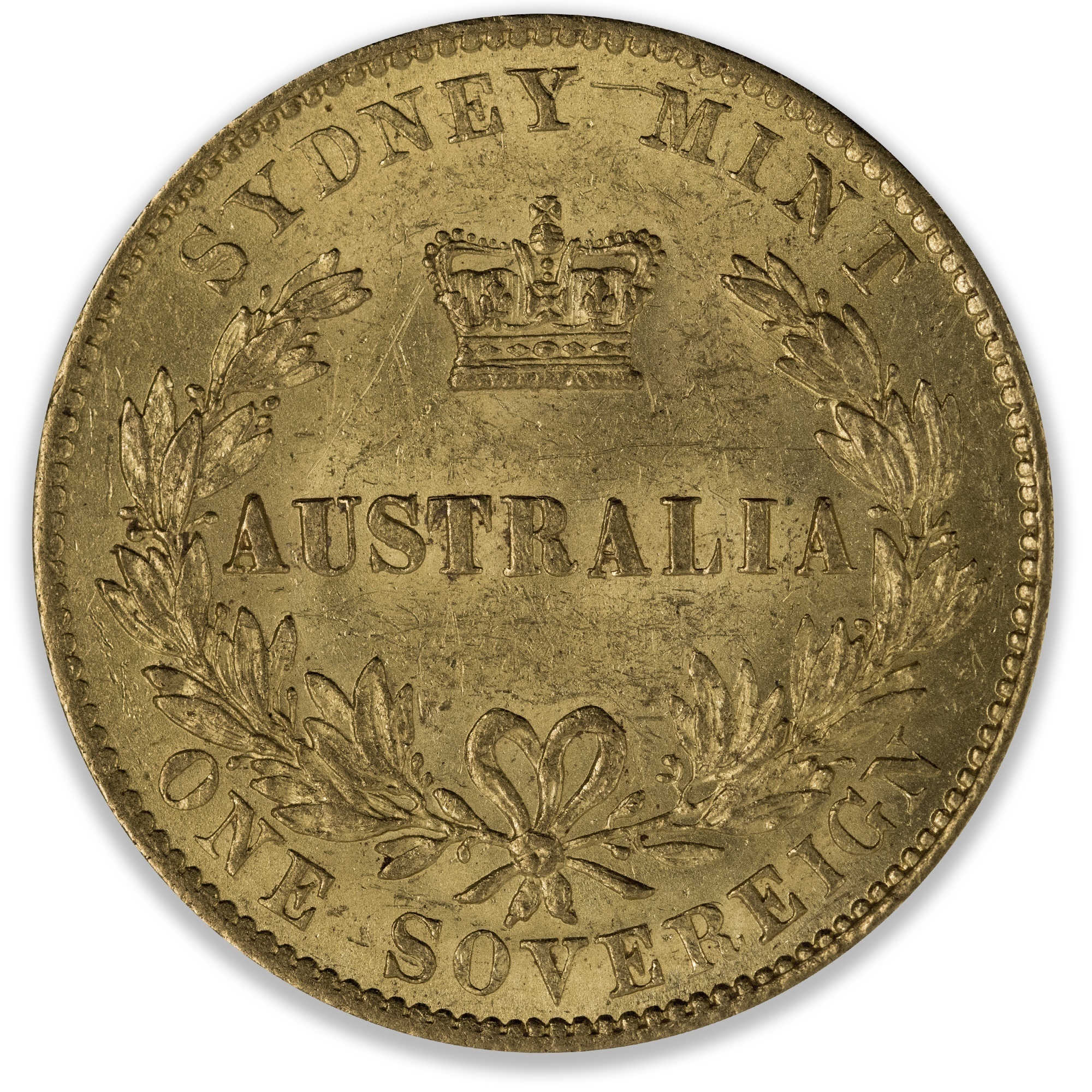 1864 Sydney Mint Gold Sovereign Grade Uncirculated