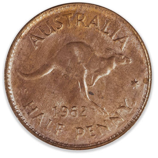 1962 Australian Half Penny Choice Uncirculated