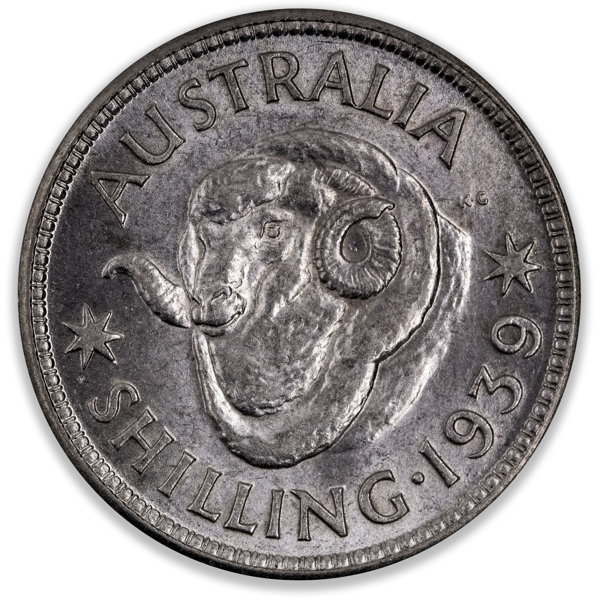 1939 Australian Shilling Nice Uncirculated