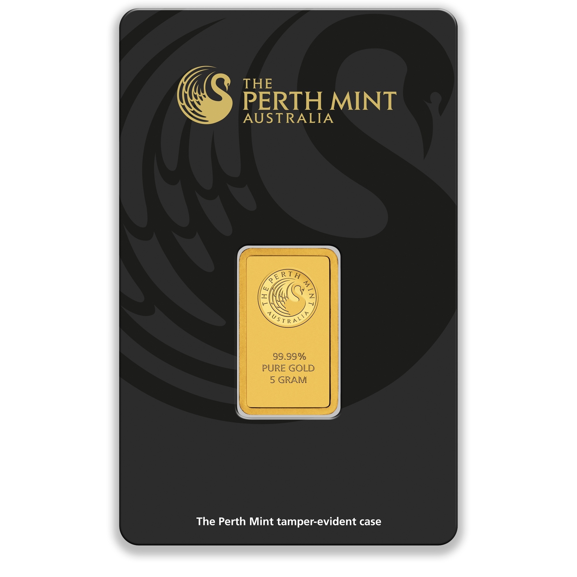 5g Perth Mint Gold Minted Bar