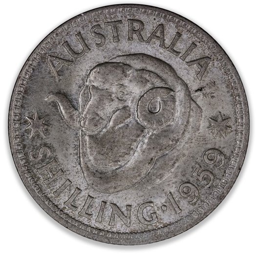 1959 Australian Shilling Uncirculated