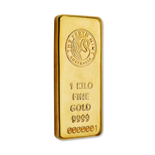 1kg Perth Mint Gold Cast Bar