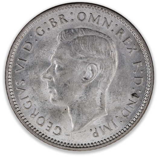 1943D Australian Sixpence Choice Uncirculated