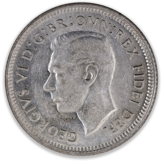 1951M Australian Sixpence About Uncirculated