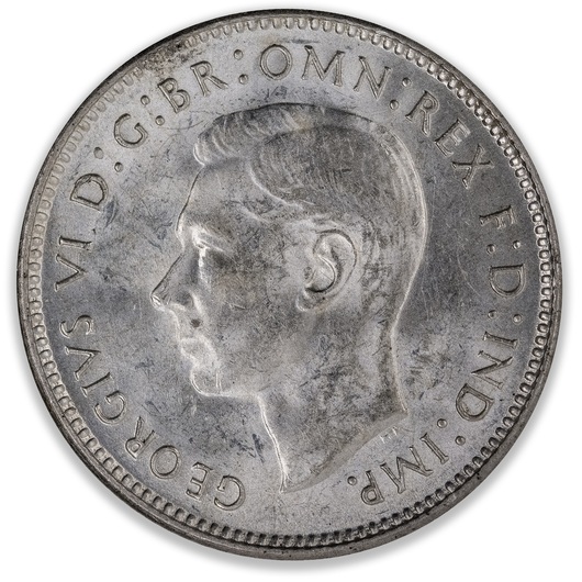 1943D Australian Sixpence Choice Uncirculated