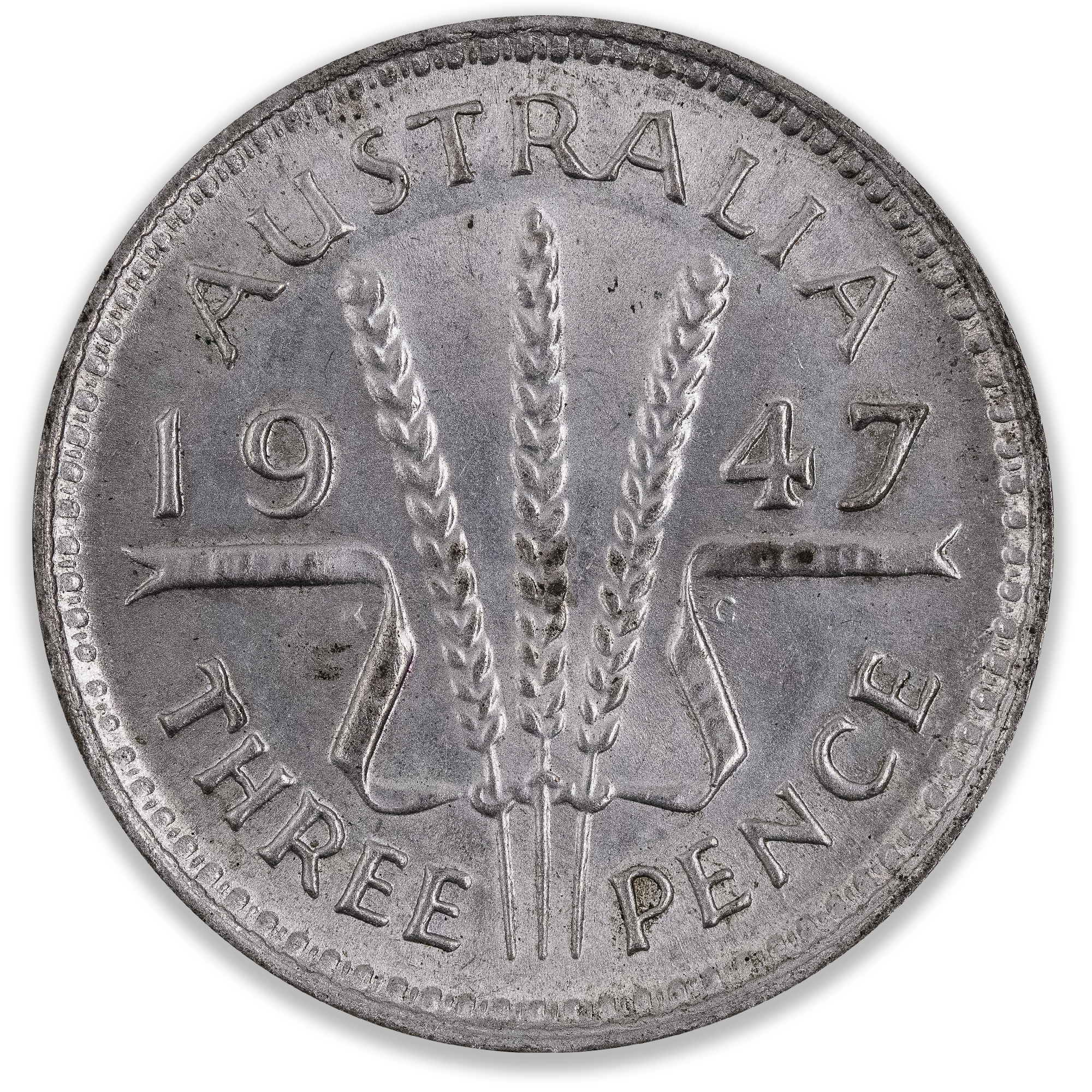 1947 Australia Threepence Nice Uncirculated