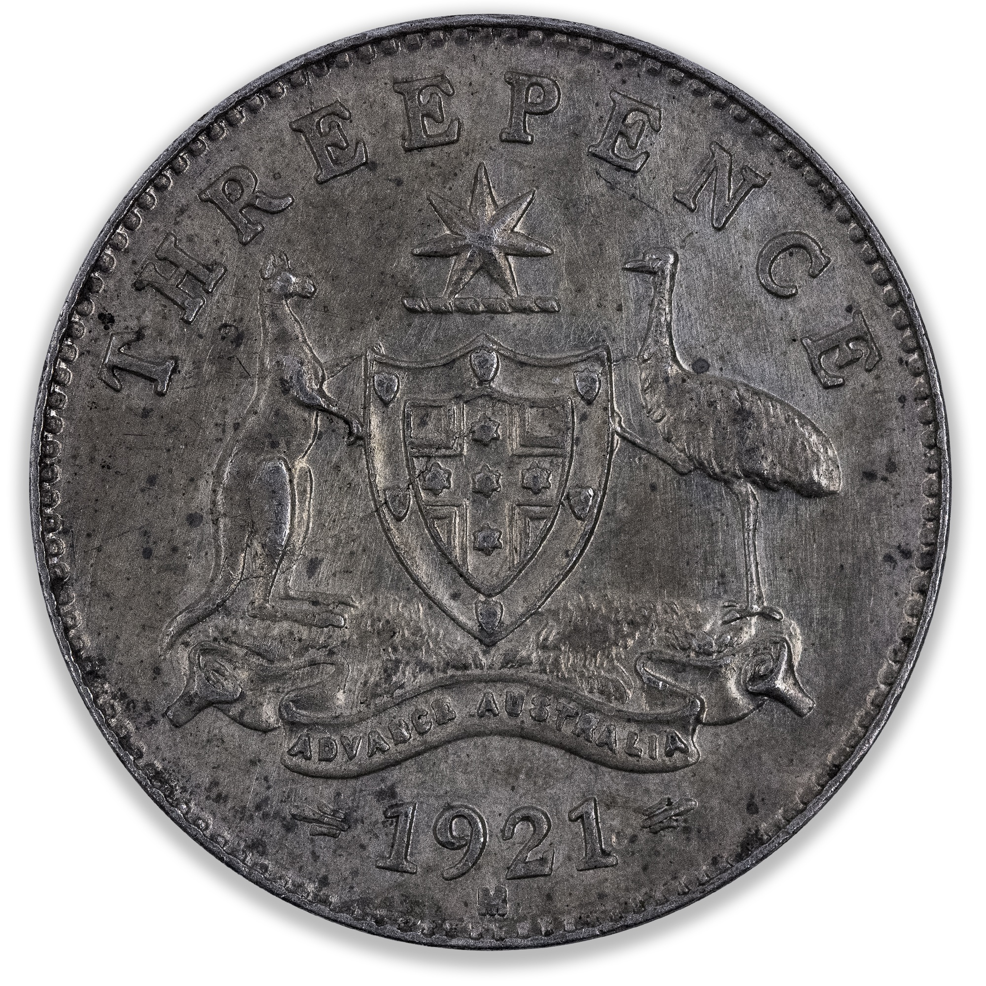 1921M Australian Threepence Extra Fine