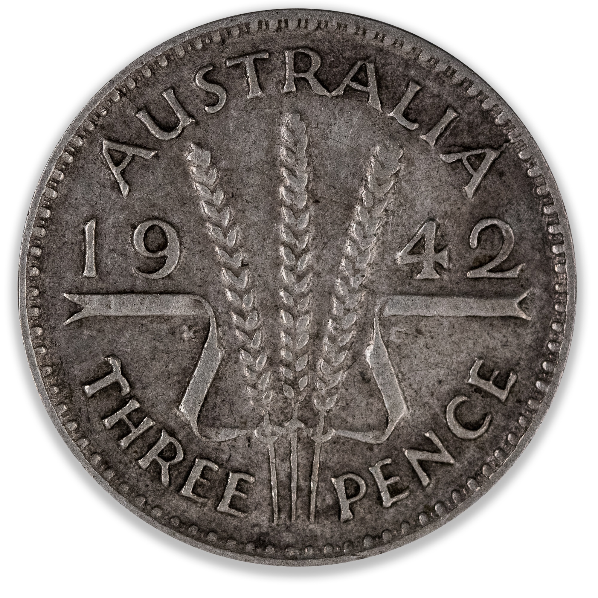 1942M Australian Threepence Very Fine
