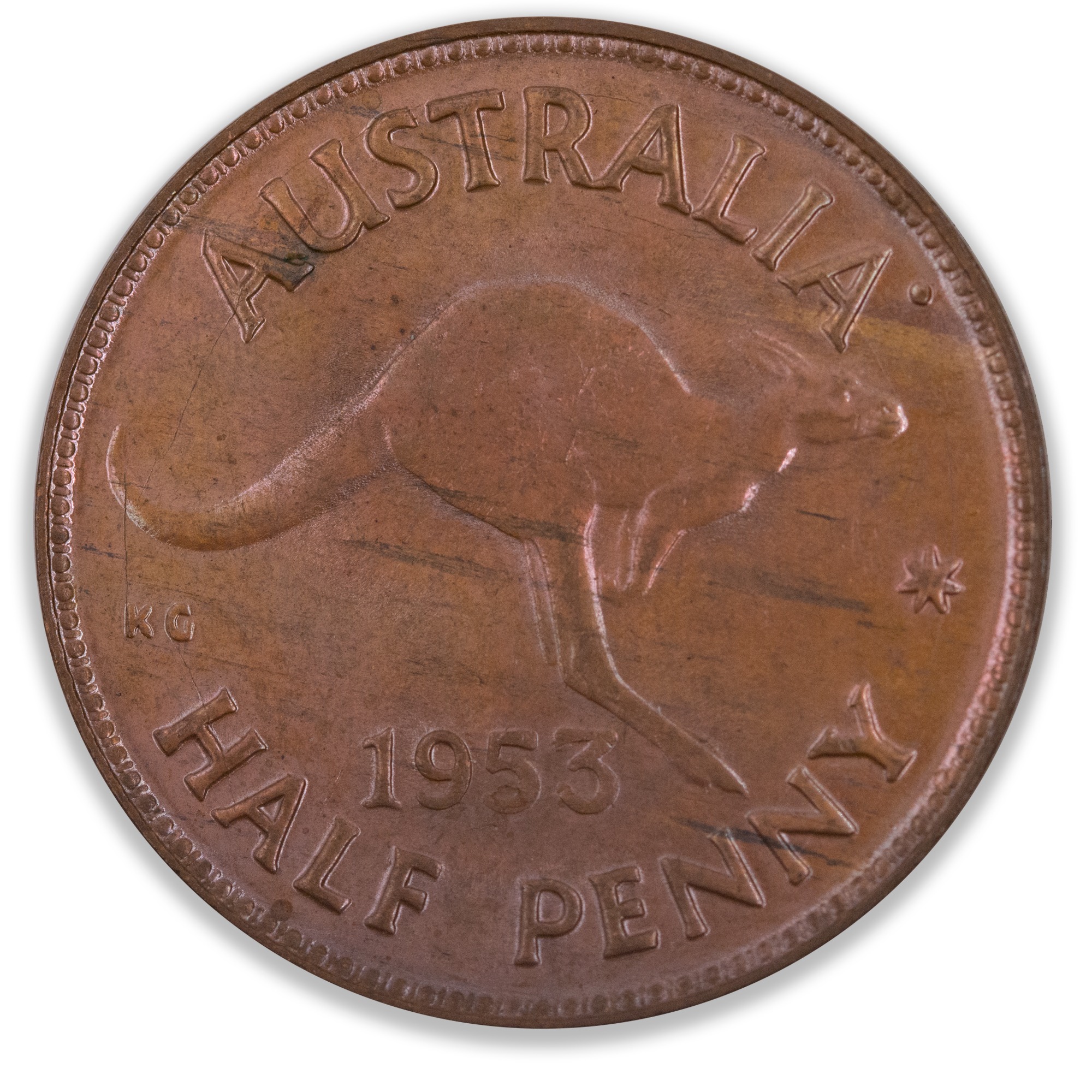 1953 Australian Half Penny Choice Uncirculated