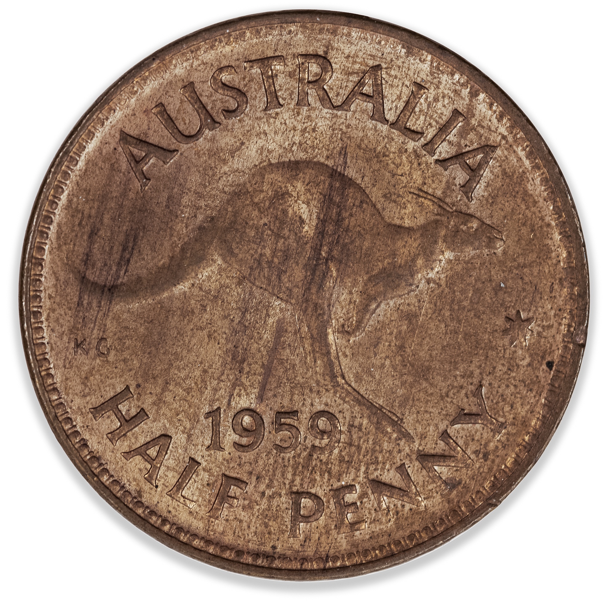 1959 Australian Half Penny Choice Uncirculated