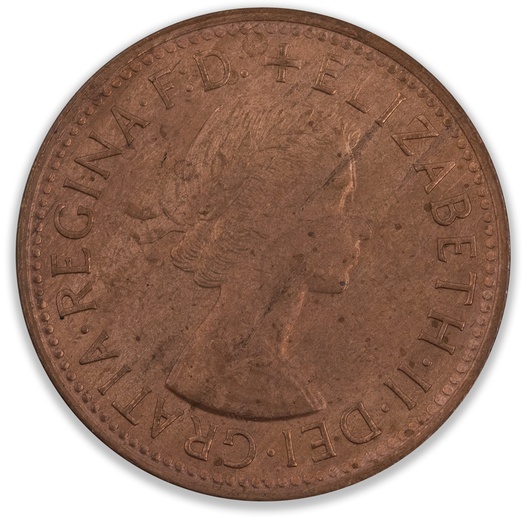 1963 Australian Half Penny Uncirculated/Chc Uncirculated