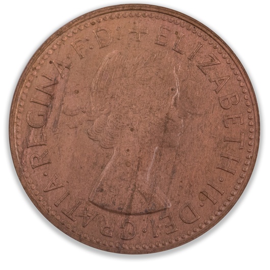 1964 Australian Half Penny Brilliant Uncirculated