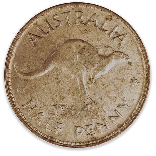 1964 Australian Half Penny Choice Uncirculated