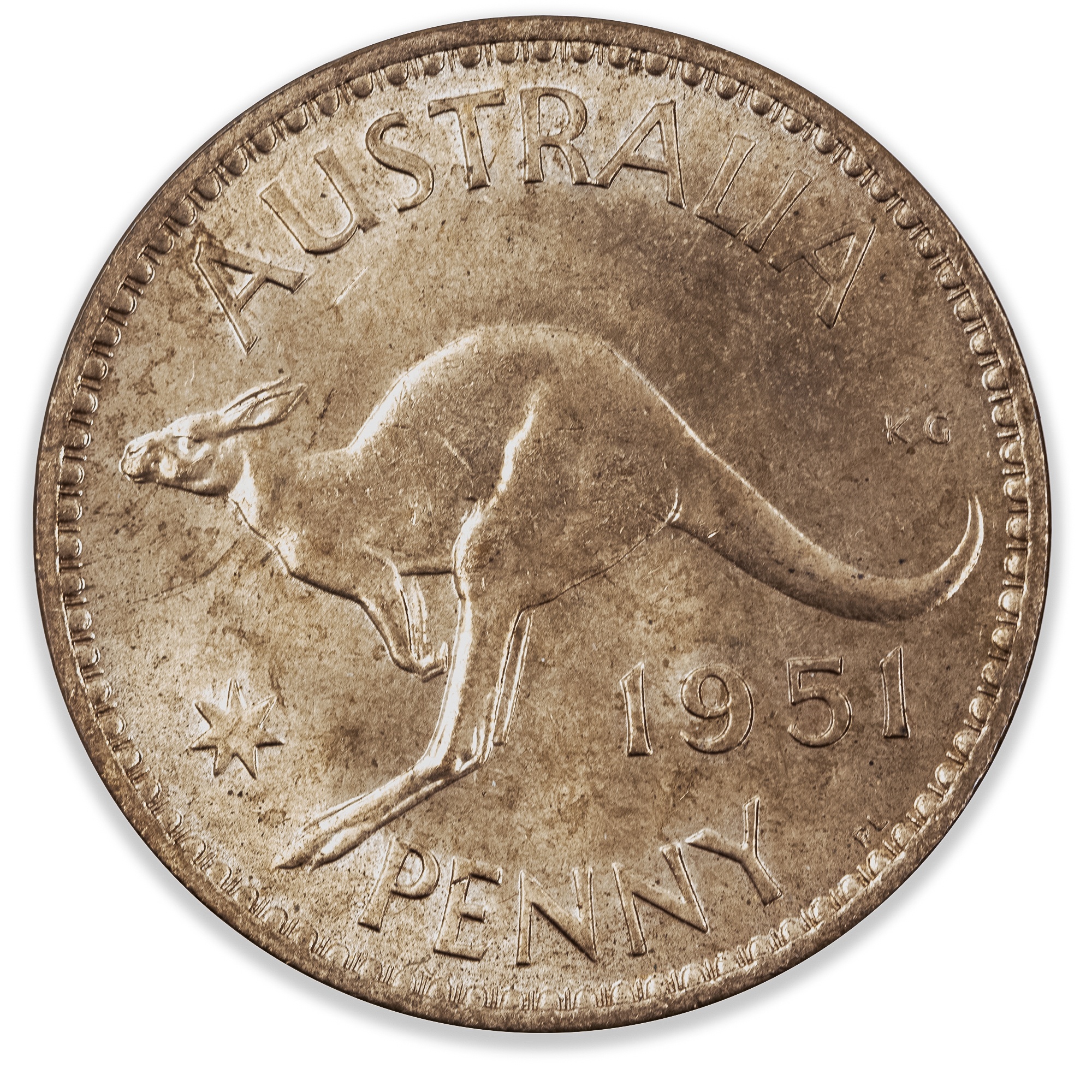 1951PL Australian Penny Uncirculated