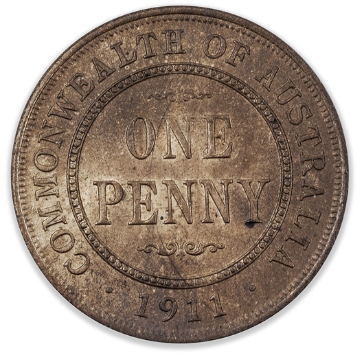 1911 Australian Penny Nice Uncirculated