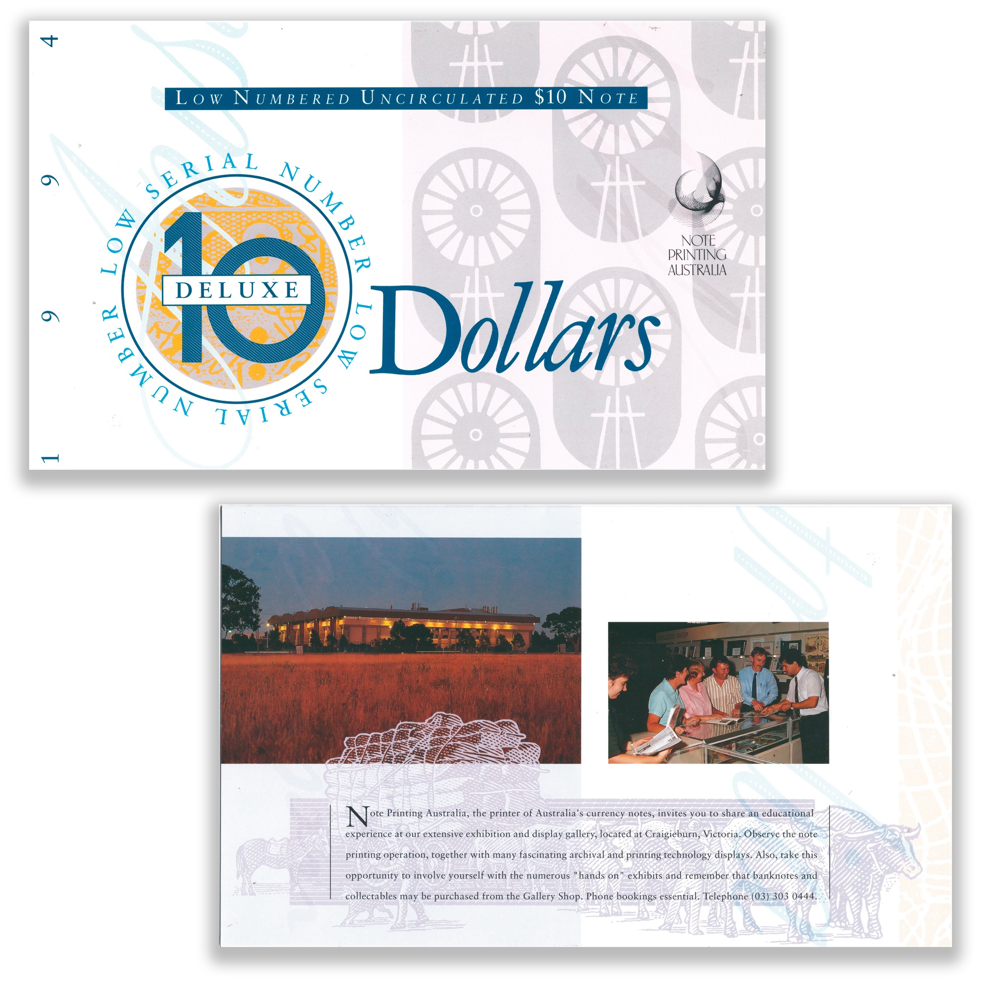 1994 $10 Deluxe Folder
