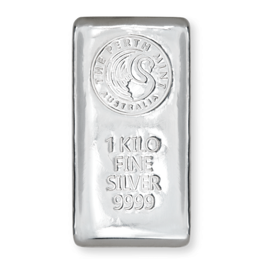 1Kg Perth Mint Silver Cast Bar