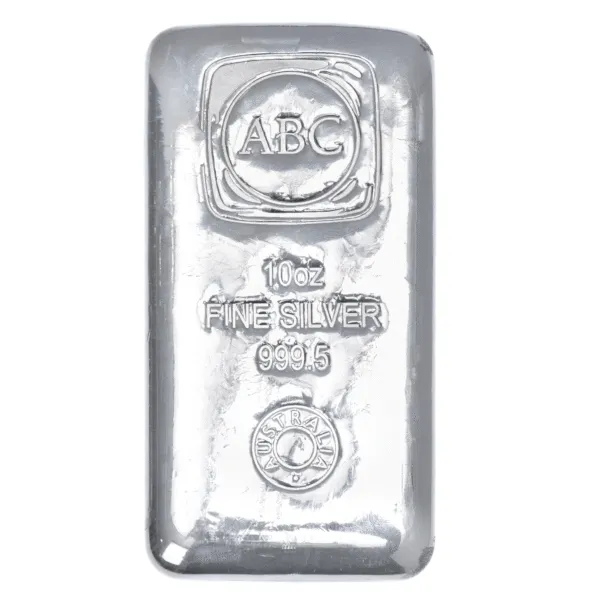 100742 - ABC 10oz Silver Bar (Secondary) 10oz Silver Bar (Secondary)