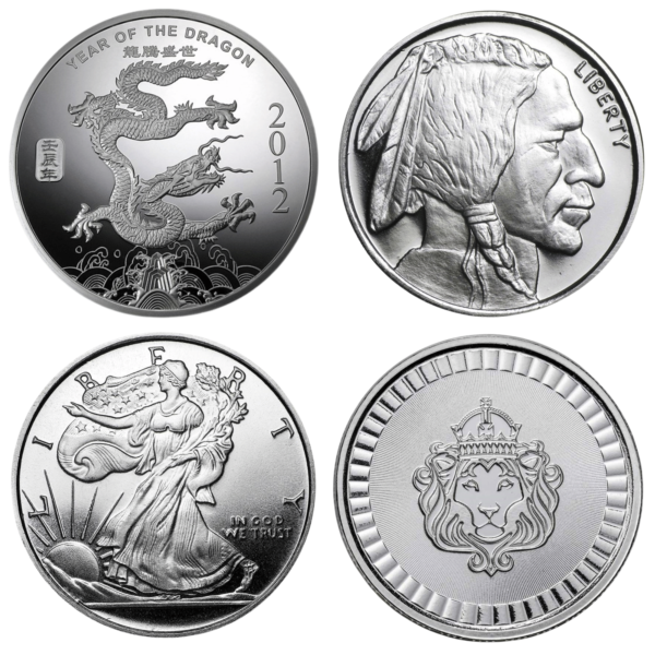 1/2oz Silver Round (secondary) 1/2oz Silver Round