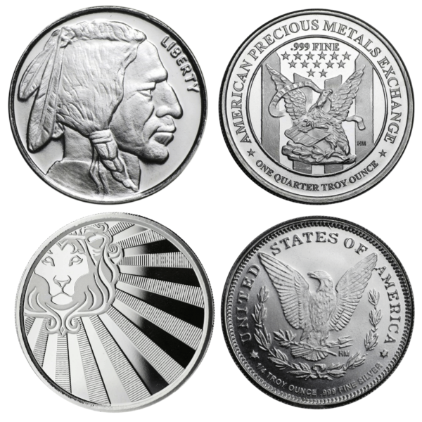 101663 - Main 1/4oz Silver Round (secondary) 1/4oz Silver Round (Secondary)