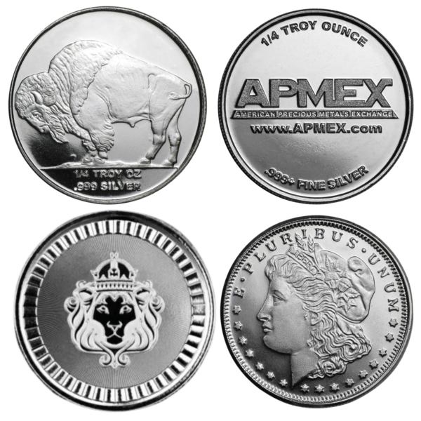 101663 - Obverse 1/4oz Silver Round (secondary) 1/4oz Silver Round (Secondary)
